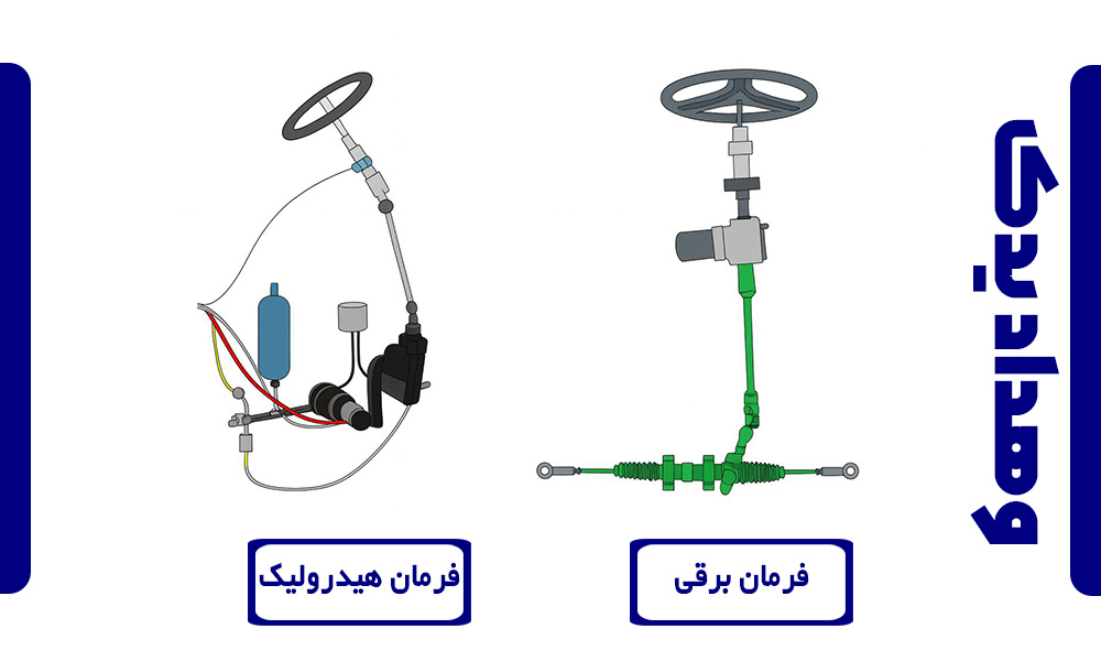 مدل فرمان برقی و هیدرولیک
