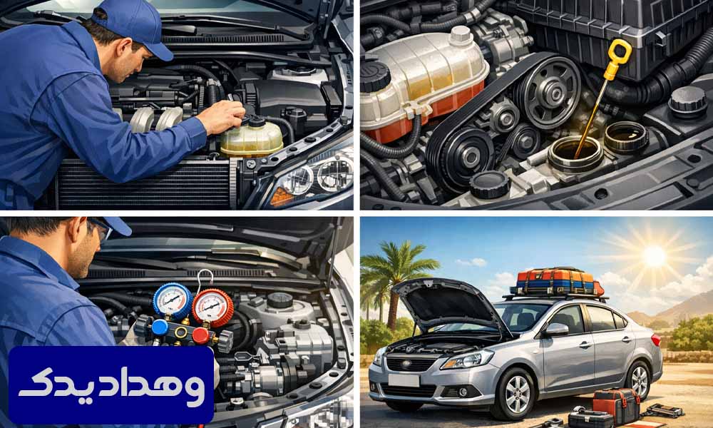 چک لیست سرویس تابستانی خودروهای ایرانی و چینی